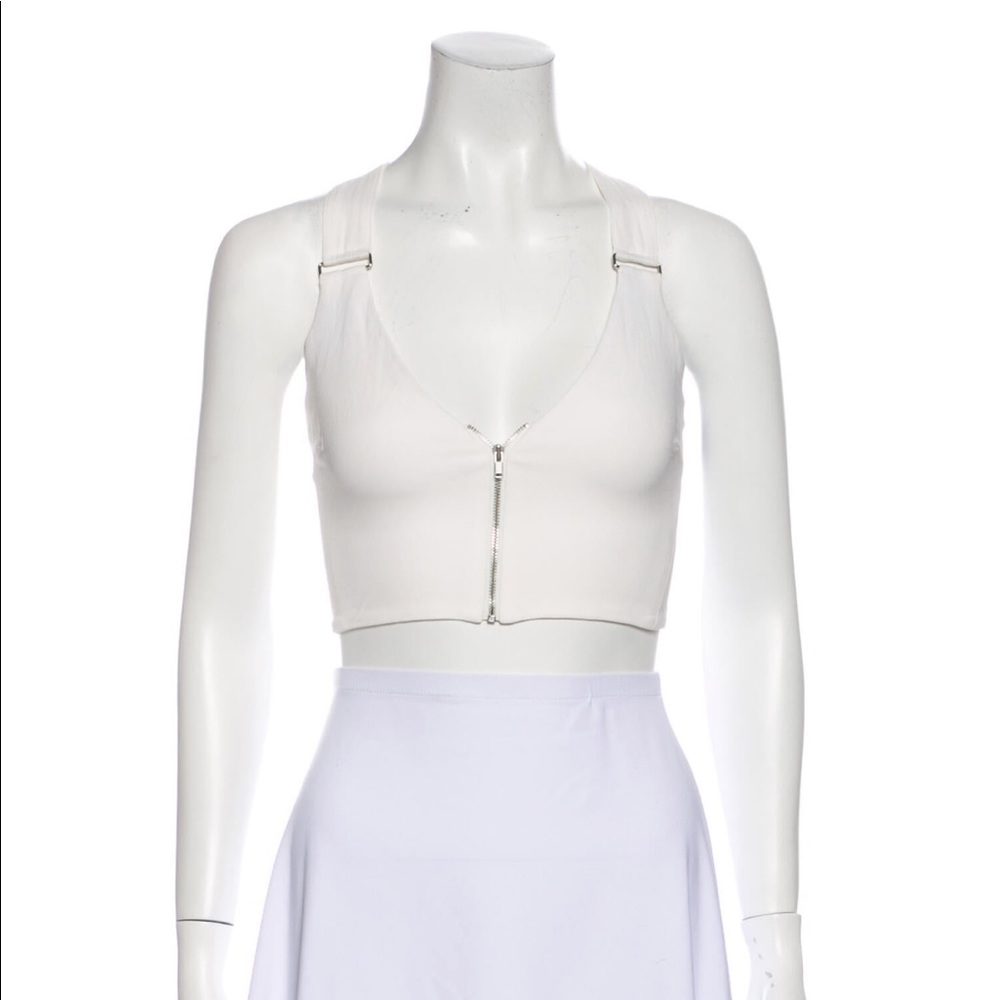 ALC V-Neck Sleeveless Crop Top XS